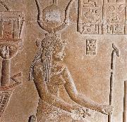 Kleopatra VII. ,Relief,Dendera,Agypten unknow artist